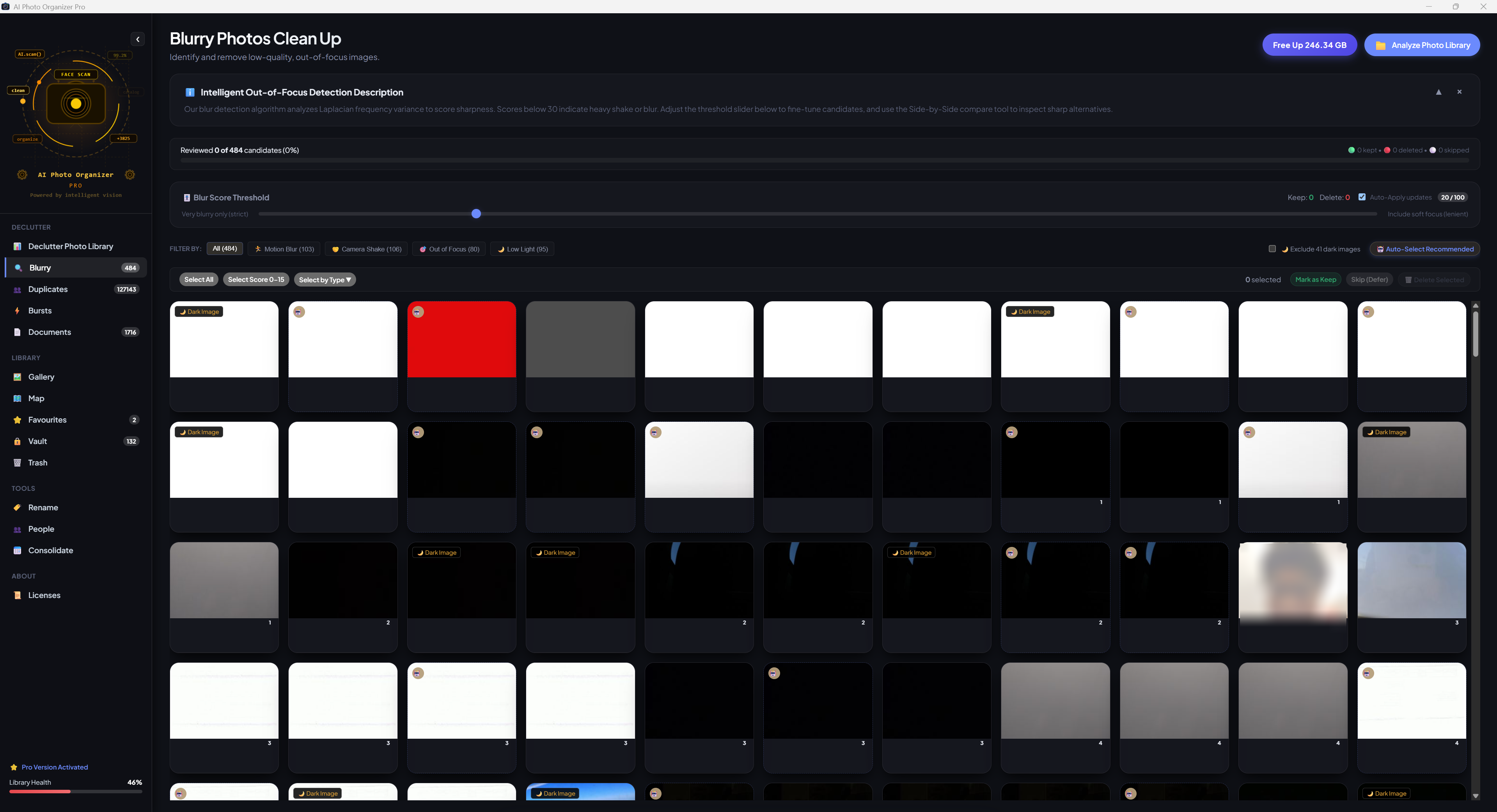 Blur and Quality Analysis
